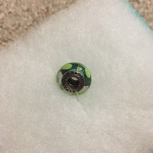 AUTHENTIC blue and green Pandora charm